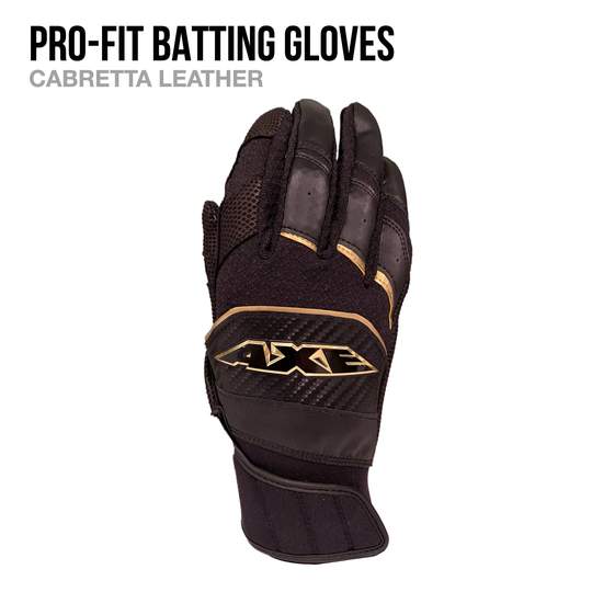 AXE BAT-  PRO-FIT BATTING GLOVES