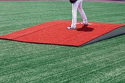 TPM- 3 PIECE RED CLAY ON FIELD SINGLE BULLPEN MOUNDS