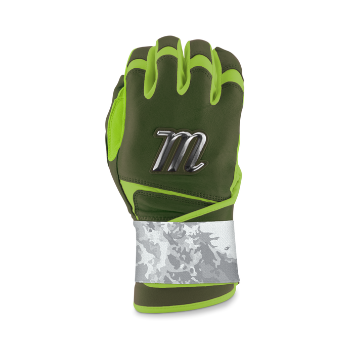 REMX Batting Gloves - Olive Green/Lime Green
