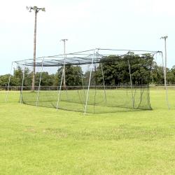 CIMARRON SPORTS- #24 BATTING CAGE NETS WITH FRAMES (50X12X10)