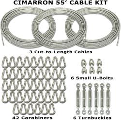 Load image into Gallery viewer, CIMARRON SPORTS- BATTING CAGE CABLE KIT (55 COUNT)