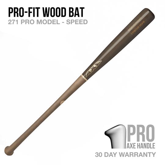 AXE BAT- PRO-FIT 271 MODEL WOOD BAT - PRO AXE HANDLE