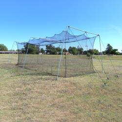 CIMARRON SPORTS- #24 ROOKIE BATTING CAGE WITH CABLE FRAME (30X12X10)